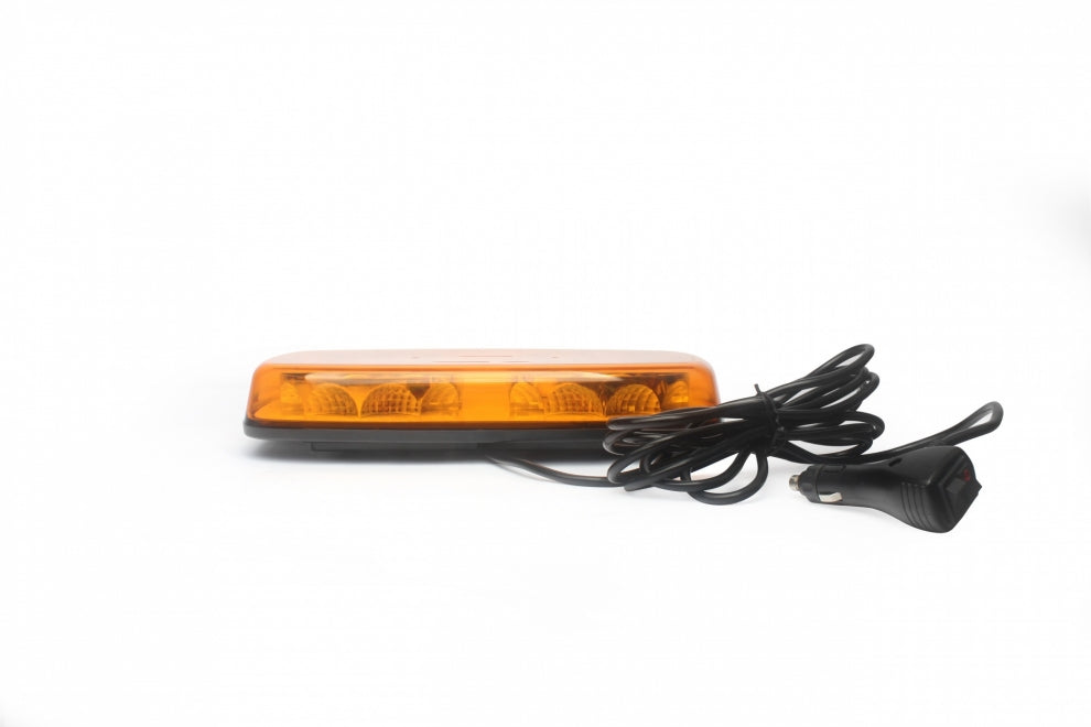 LED BLIXTLJUS 12–24V, 35W, Orange, Magnetfäste