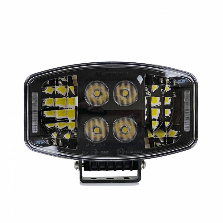 LED 90W Jumbo-strålkastare 12–24V med – Vit/Gul